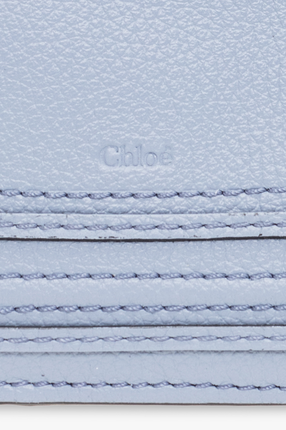 Blue 'Marcie' leather card holder Chloé